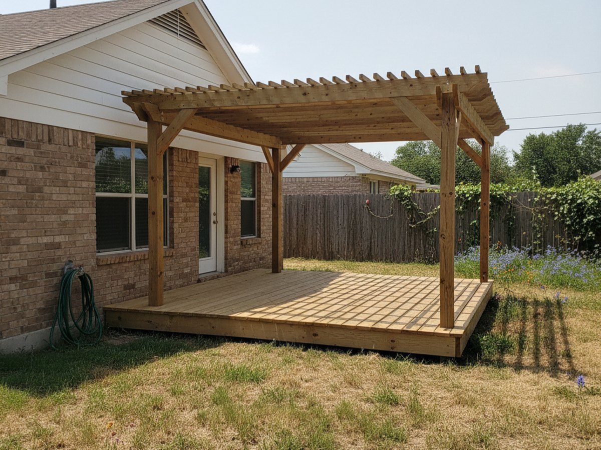 Composite Decking Installation completed by Omega Deck Co in Socorro, TX