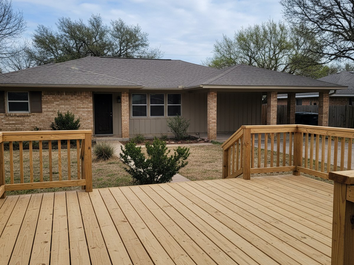 Deck Framing & Structural Repair completed by Omega Deck Co in Canutillo, TX