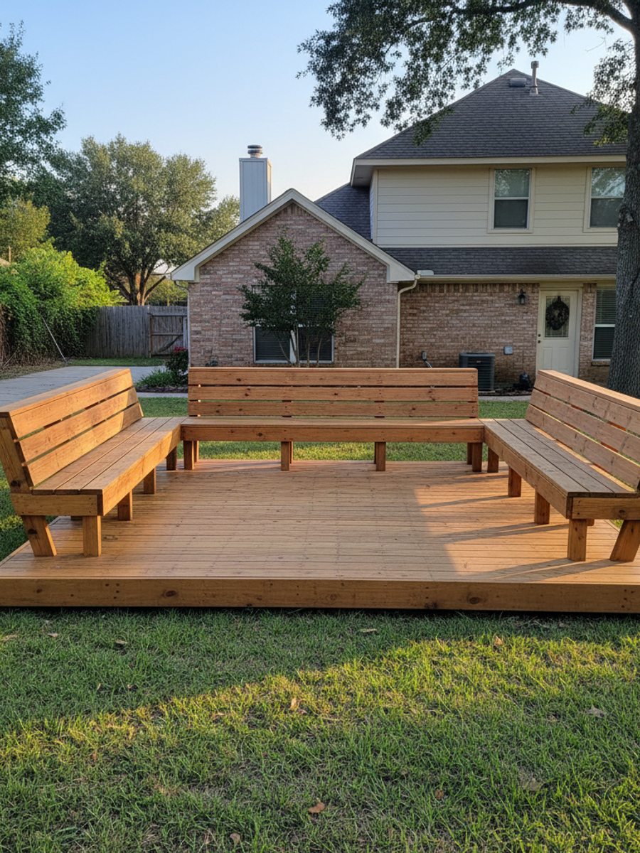 Deck Removal & Rebuild completed by Omega Deck Co in Tornillo, TX