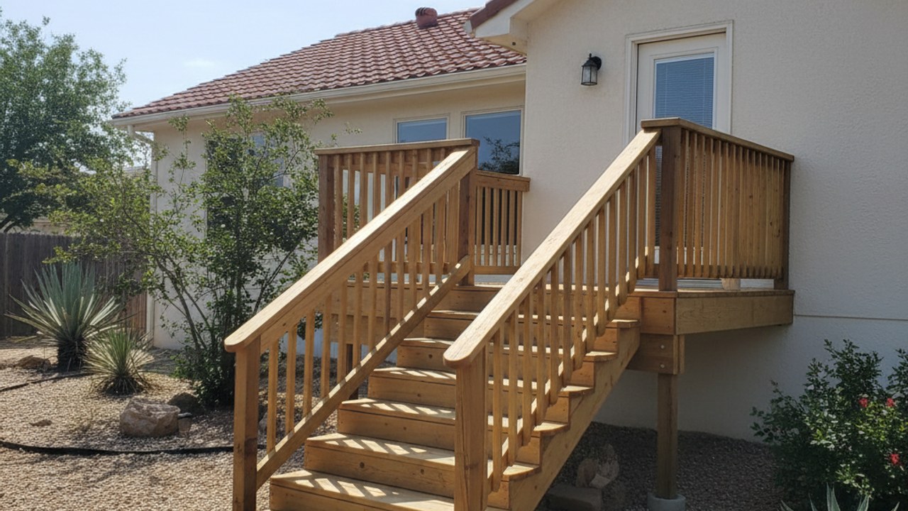 Deck Installation completed by Omega Deck Co in El Paso, TX