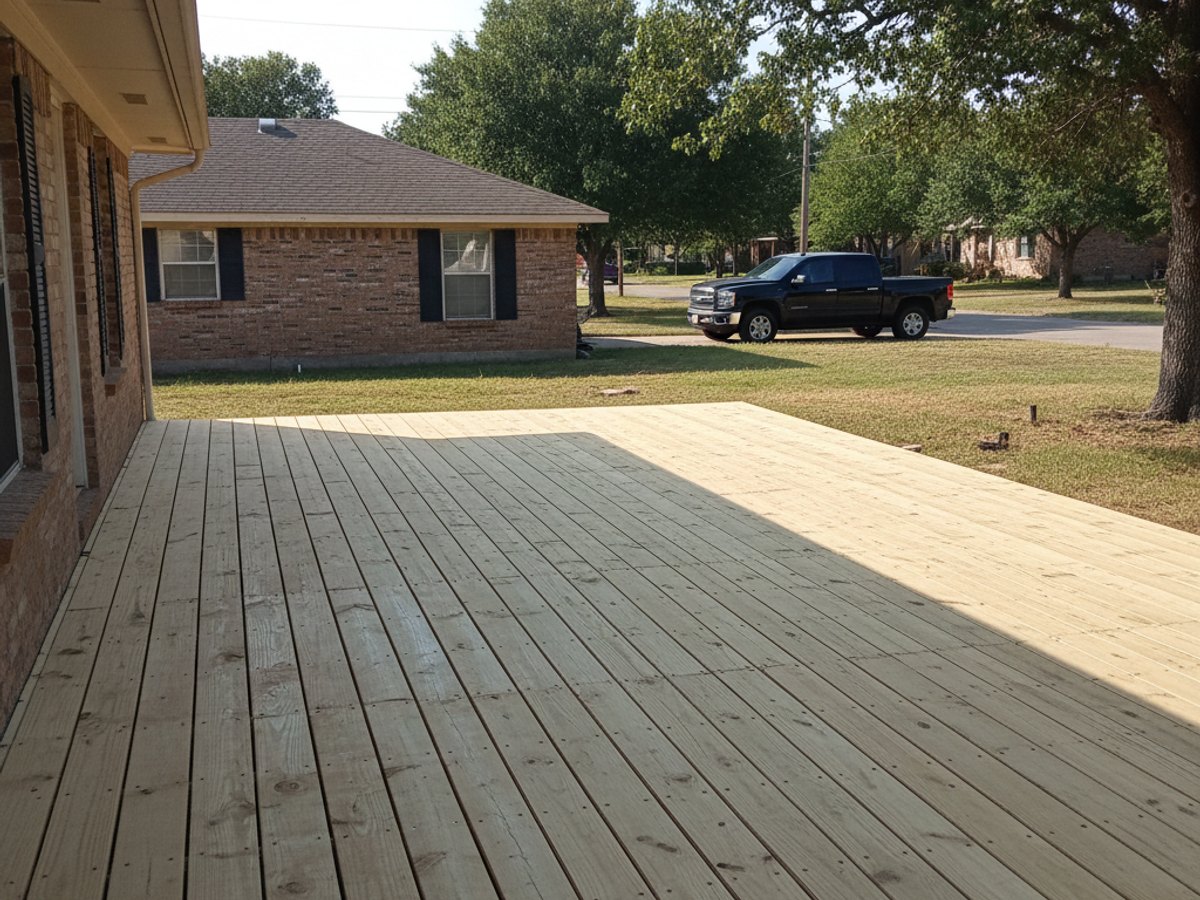 Deck Board Replacement completed by Omega Deck Co in Canutillo, TX