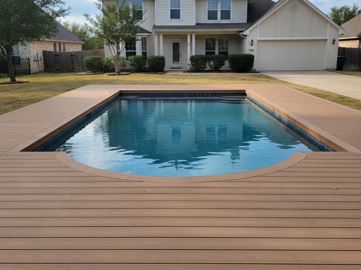 Deck Railing Installation & Repair completed by Omega Deck Co in Anthony, TX