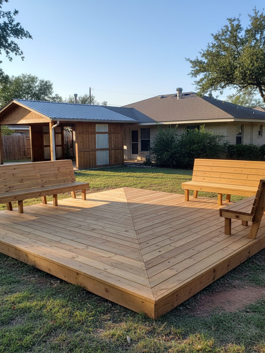 Pergolas & Deck Covers completed by Omega Deck Co in Tornillo, TX