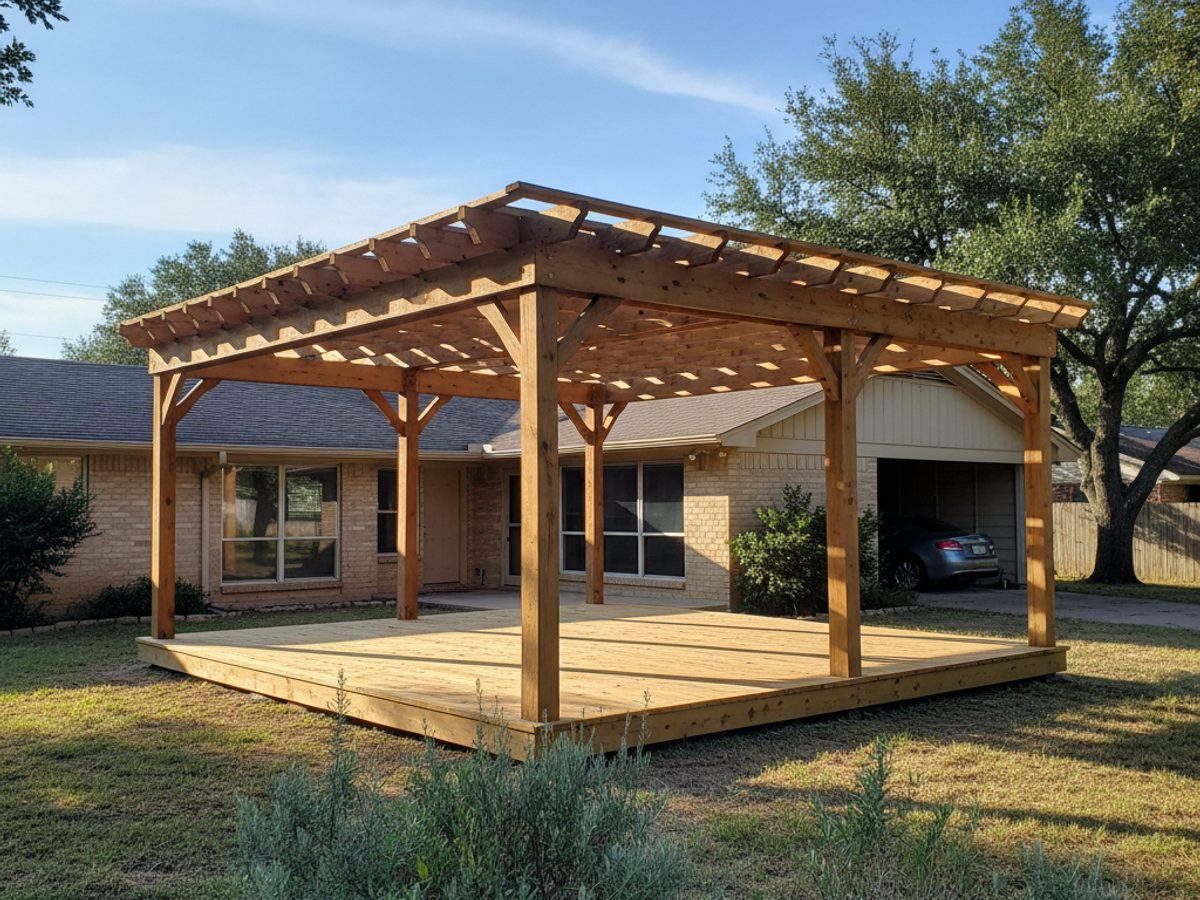 Deck Installation completed by Omega Deck Co in Socorro, TX