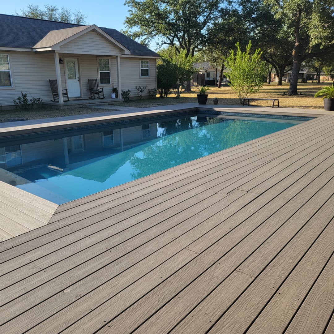 Deck Repair completed by Omega Deck Co in Anthony, TX